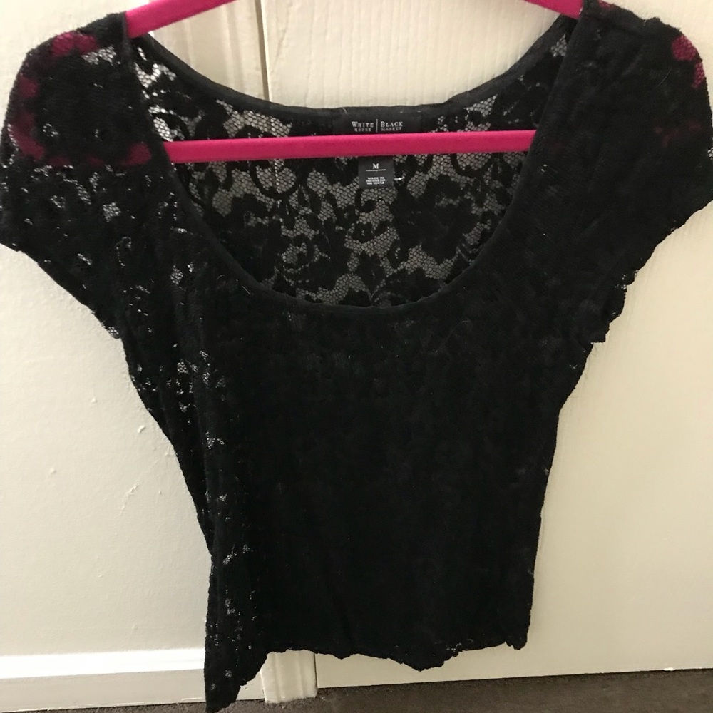 White House Black Market lace top